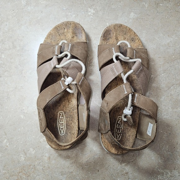 Keen Women's Tan Espadrille Sandals - Picture 6 of 8